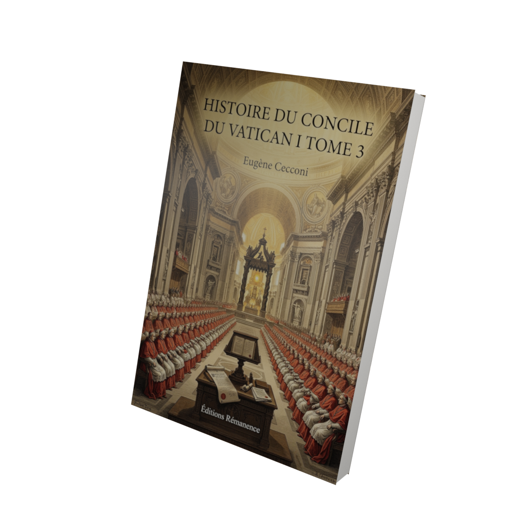 Histoire du concile du Vatican I Tome 3 - Eugène Cecconi (Vue 3D)