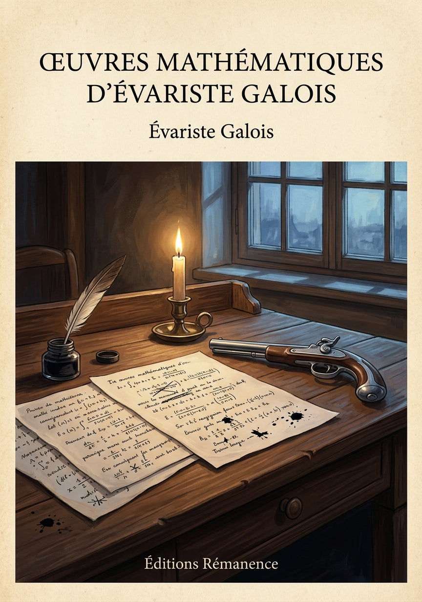 Œuvres mathématiques d'Évariste Galois - Évariste Galois (Couverture)