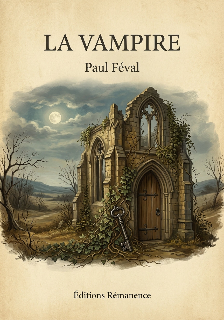 La vampire - Paul Féval (Couverture)