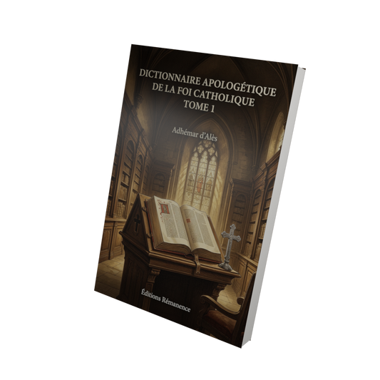 Dictionnaire apologétique de la foi catholique Tome 1 - Adhémar d'Alès (Vue 3D)