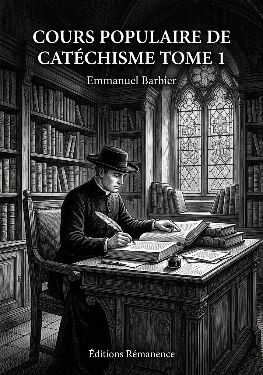 Cours populaire de catéchisme Tome 1 - Emmanuel Barbier (Couverture)