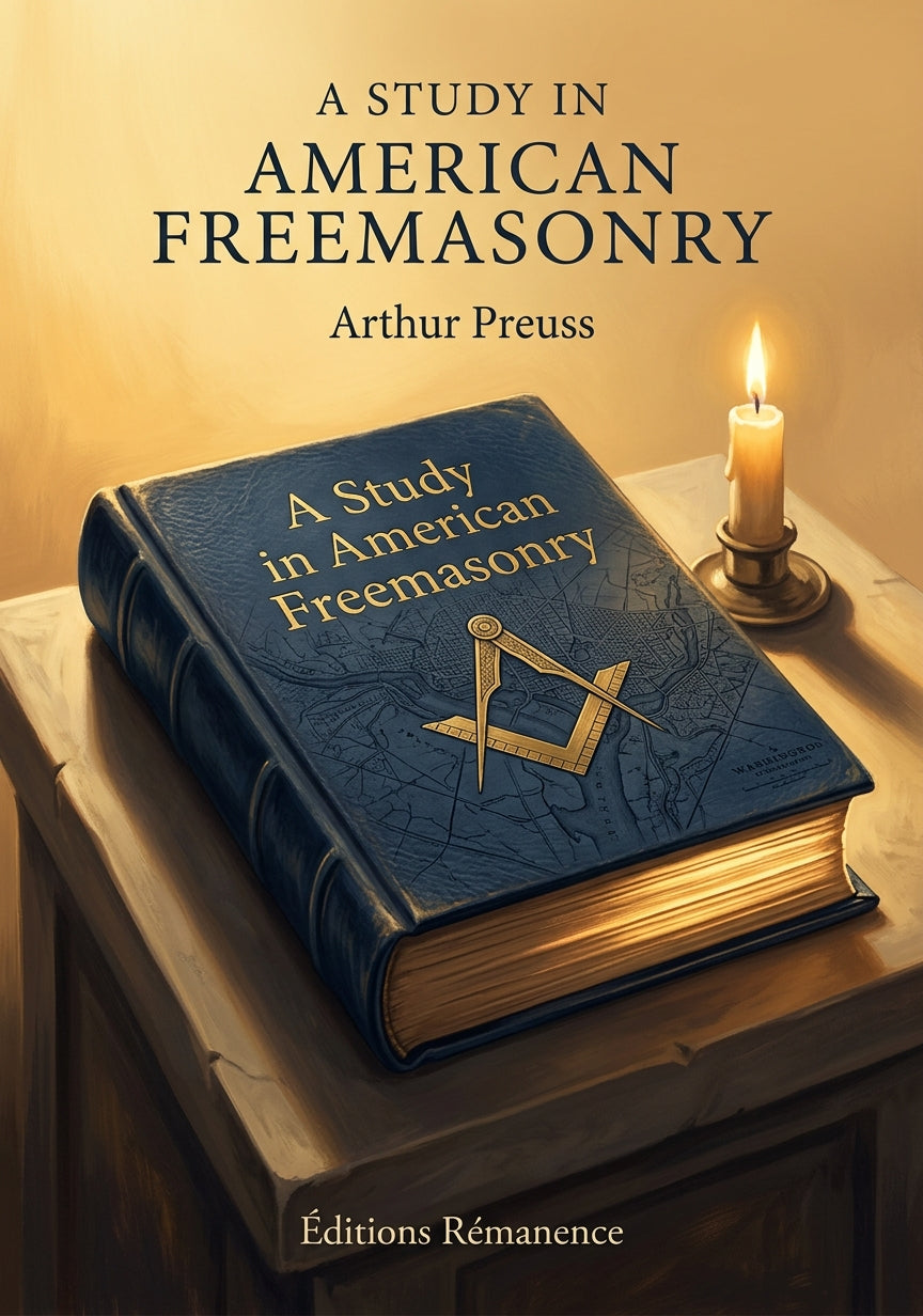 A study in American Freemasonry - Arthur Preuss (Couverture)