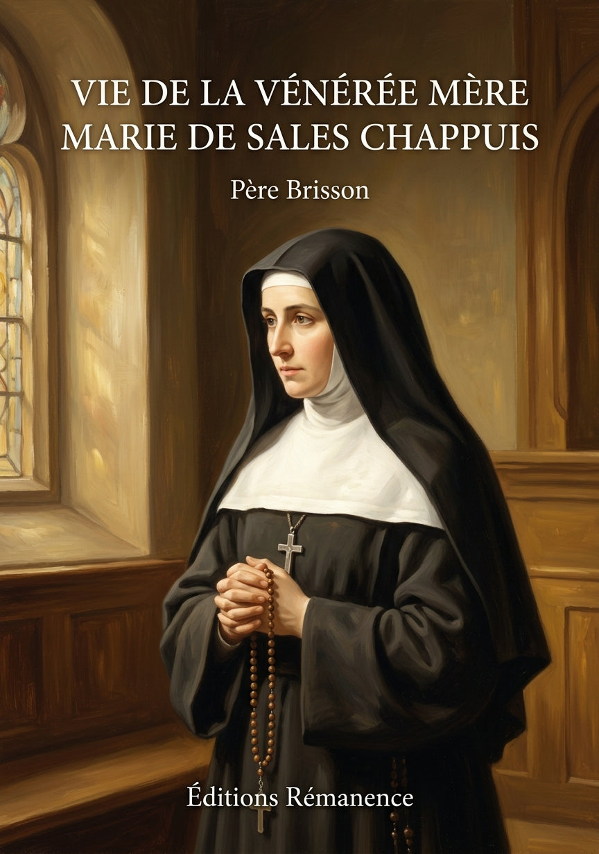 Vie de la vénérée mère Marie de Sales Chappuis - Père Brisson (Couverture)