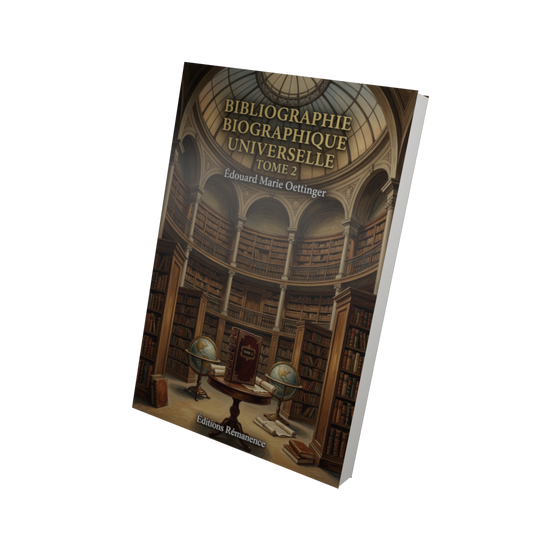 Bibliographie biographique universelle Tome 2 - Édouard Marie Oettinger (Vue 3D)