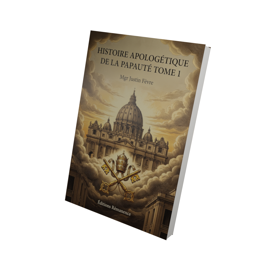 Histoire apologétique de la papauté Tome 1 - Mgr Justin Fèvre (Vue 3D)