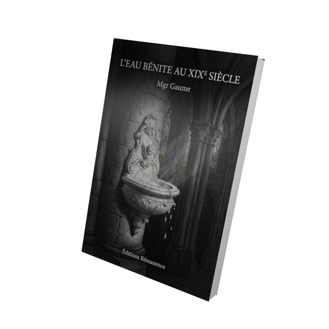 L'eau bénite au XIXe siècle - Mgr Gaume (Vue 3D)