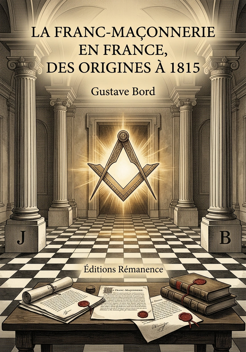 La Franc-maçonnerie en France, des origines à 1815 - Gustave Bord (Couverture)