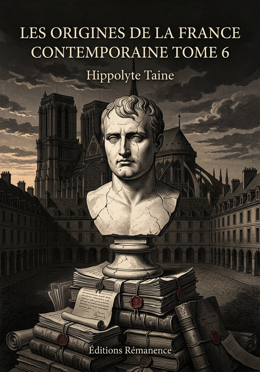 Les origines de la France contemporaine Tome 6 - Hippolyte Taine (Couverture)