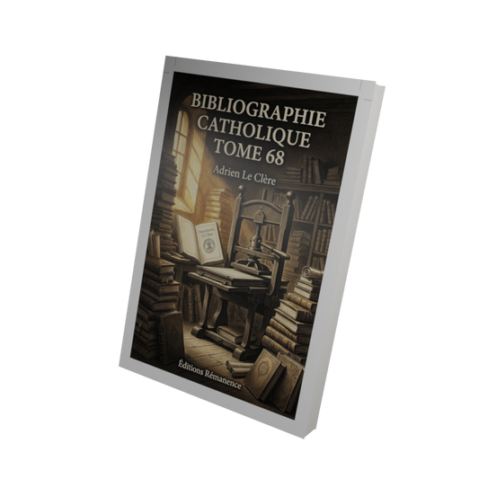 Bibliographie catholique Tome 68 - Adrien Le Clère (Vue 3D)