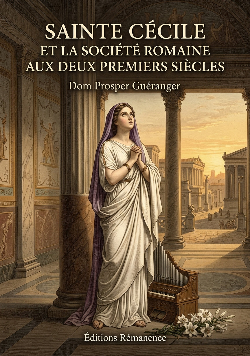 Sainte Cécile et la société romaine aux deux premiers siècles - Dom Prosper Guéranger (Couverture)