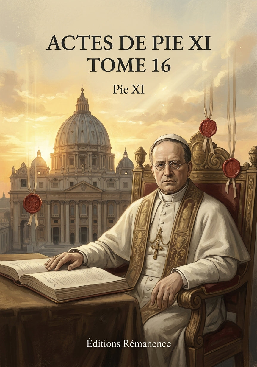 Actes de Pie XI Tome 16 - Pie XI (Couverture)