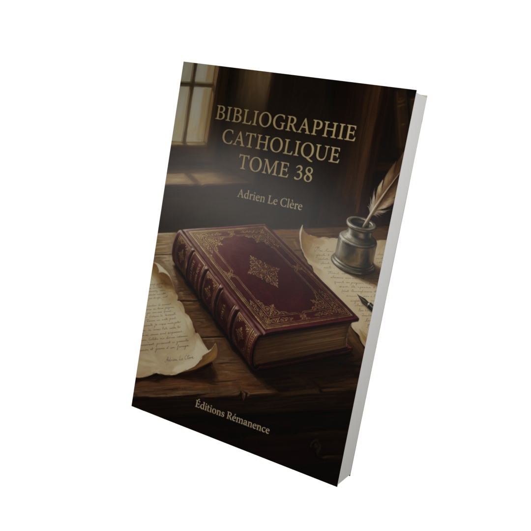 Bibliographie catholique Tome 38 - Adrien Le Clère (Vue 3D)