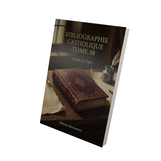 Bibliographie catholique Tome 38 - Adrien Le Clère (Vue 3D)