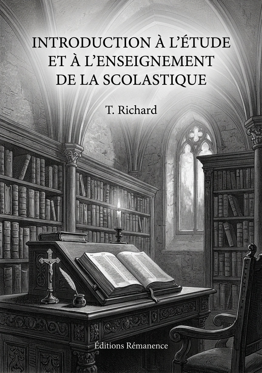 Introduction à l'étude et à l'enseignement de la scolastique - T. Richard (Couverture)