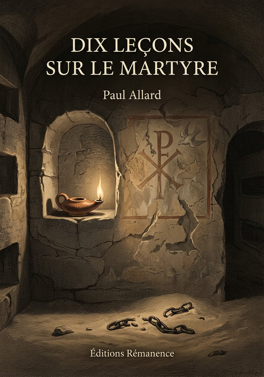 Dix leçons sur le martyre - Paul Allard (Couverture)