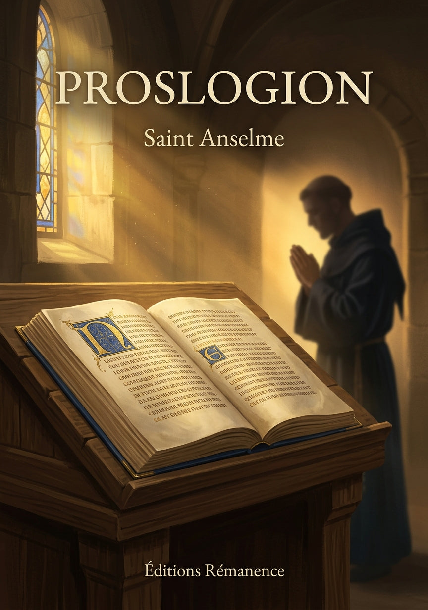 Proslogion - Saint Anselme (Couverture)