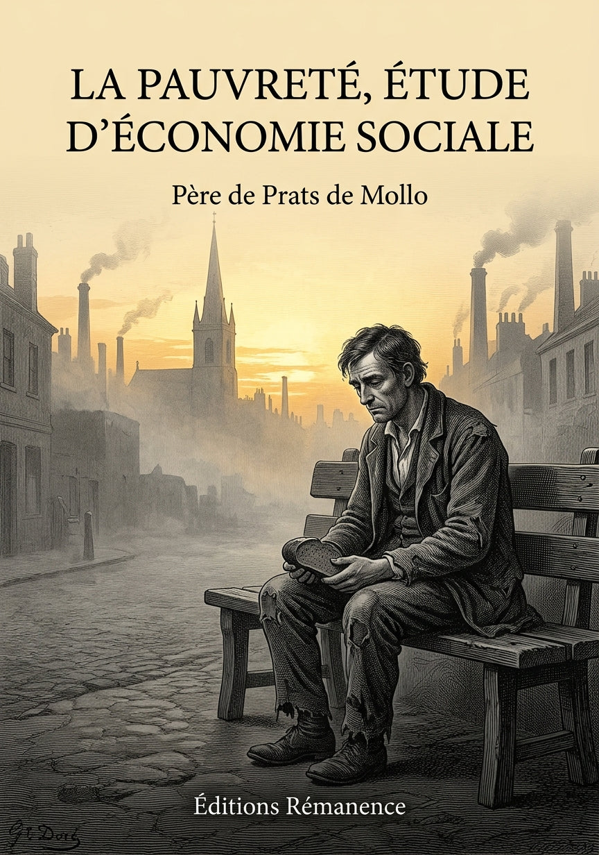 La pauvreté, étude d'économie sociale - Père de Prats de Mollo (Couverture)
