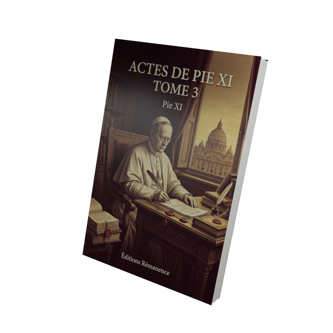 Actes de Pie XI Tome 3 - Pie XI (Vue 3D)