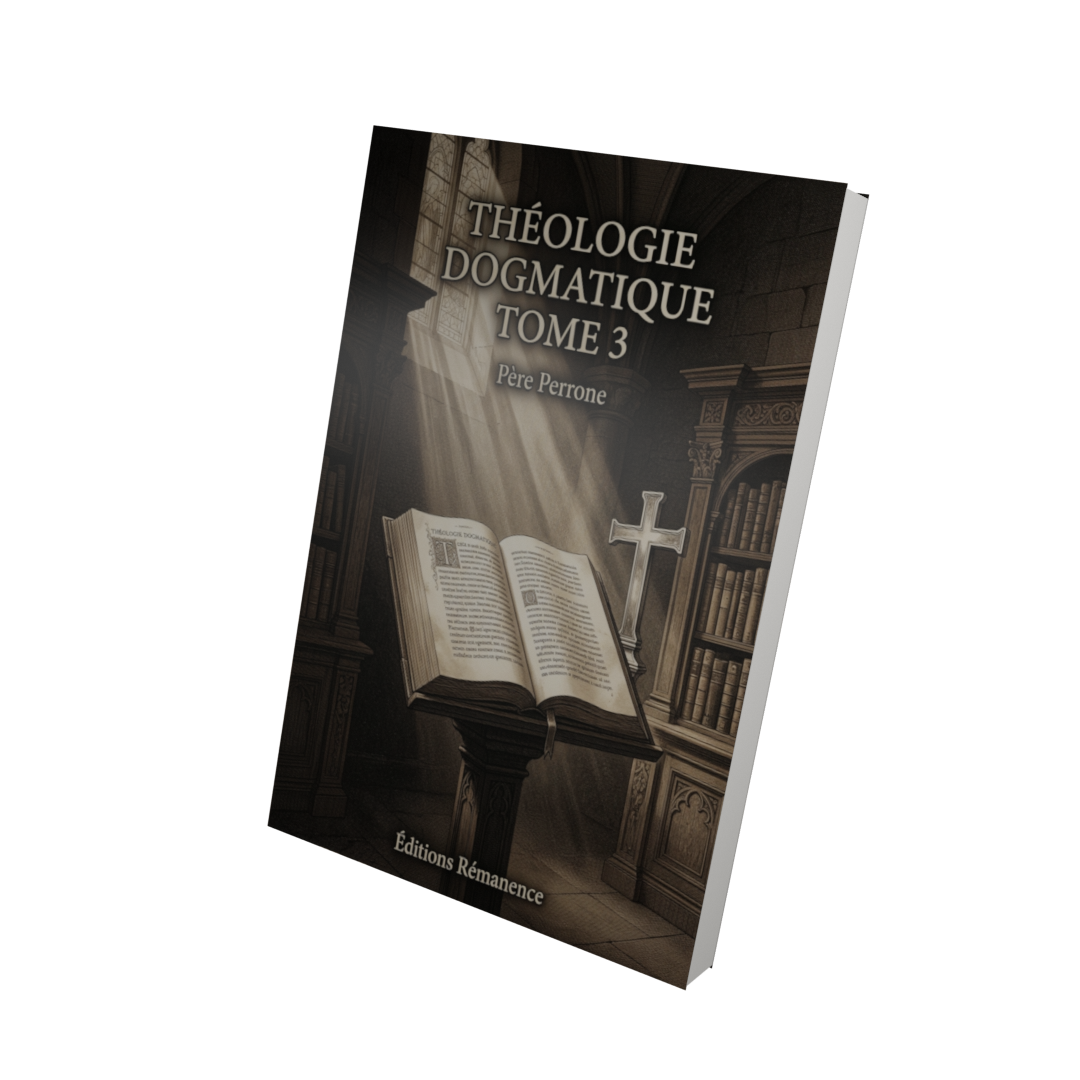Théologie dogmatique Tome 3 - Père Perrone (Vue 3D)