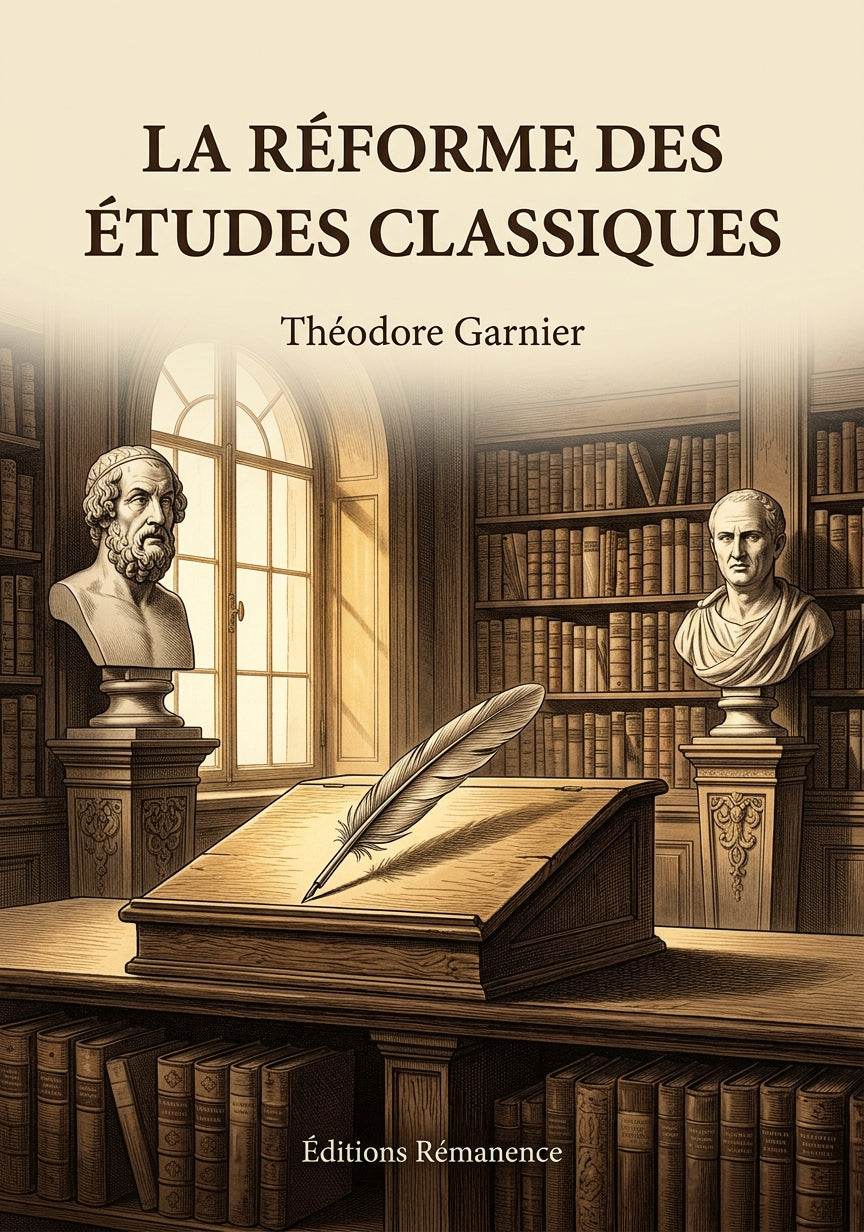La réforme des études classiques - Théodore Garnier (Couverture)