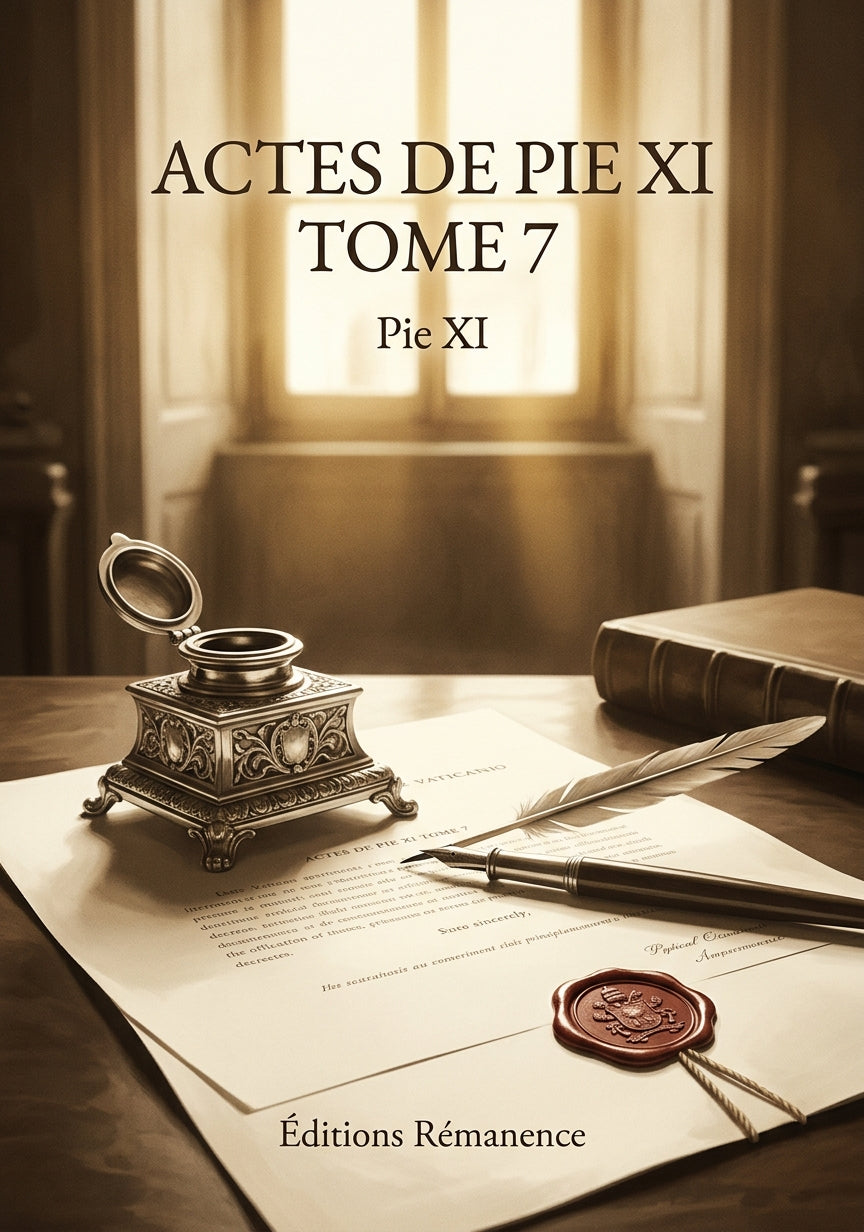 Actes de Pie XI Tome 7 - Pie XI (Couverture)