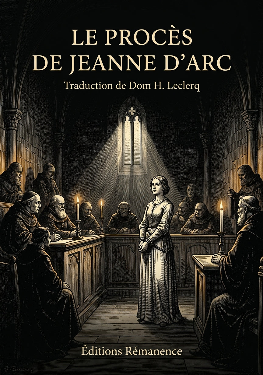 Le procès de Jeanne d'Arc - Traduction de Dom H. Leclerq (Couverture)
