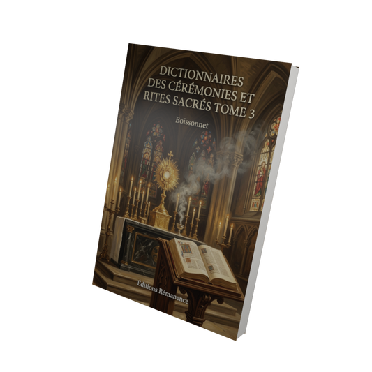 Dictionnaires des cérémonies et rites sacrés Tome 3 - Boissonnet (Vue 3D)