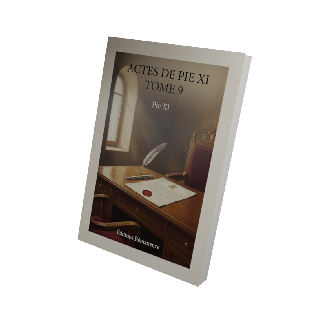 Actes de Pie XI Tome 9 - Pie XI (Vue 3D)