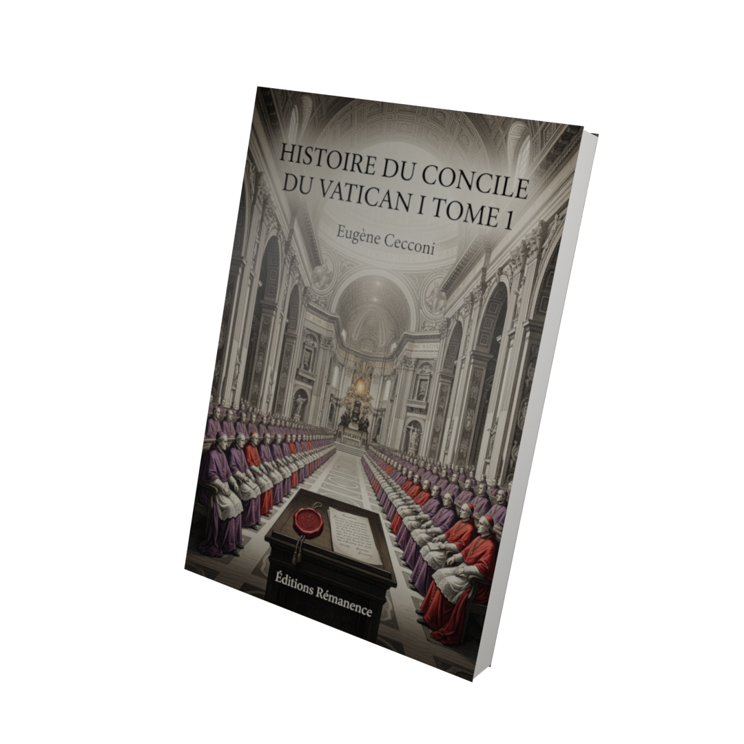 Histoire du concile du Vatican I Tome 1 - Eugène Cecconi (Vue 3D)