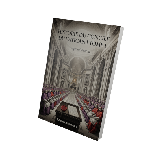 Histoire du concile du Vatican I Tome 1 - Eugène Cecconi (Vue 3D)