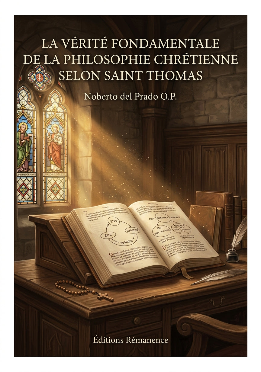 La vérité fondamentale de la philosophie chrétienne selon saint Thomas - Noberto del Prado O.P. (Couverture)