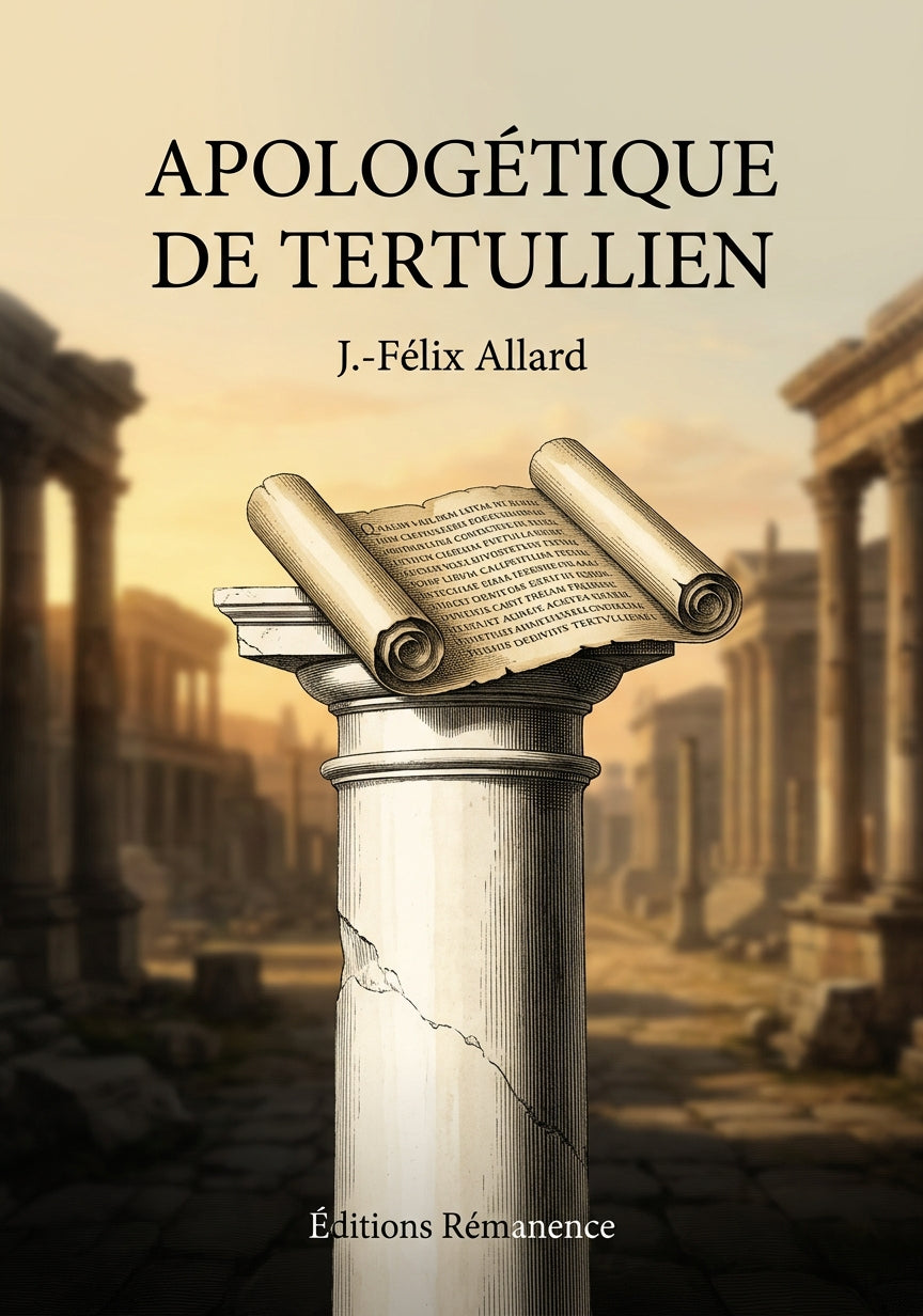 Apologétique de Tertullien - J.-Félix Allard (Couverture)