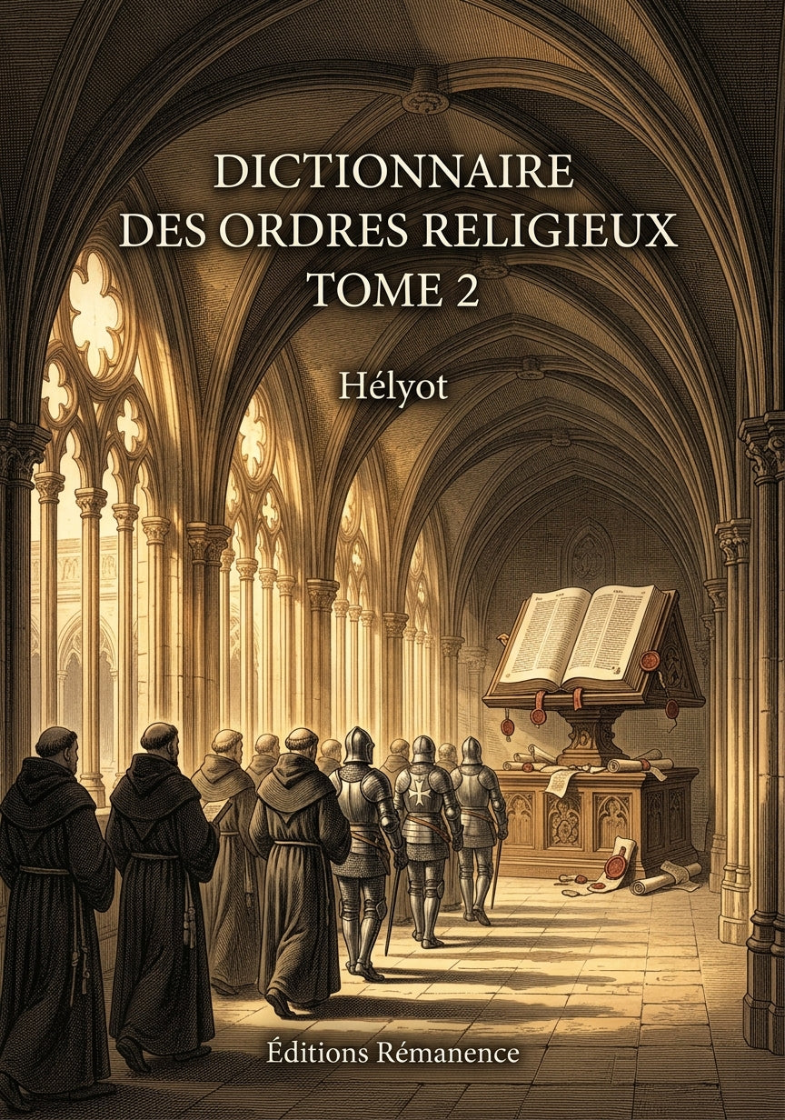 Dictionnaire des ordres religieux Tome 2 - Hélyot (Couverture)