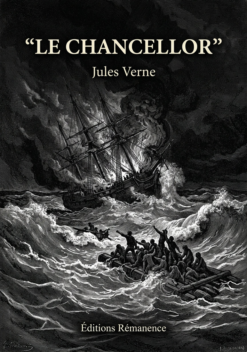 Le Chancellor - Jules Verne (Couverture)