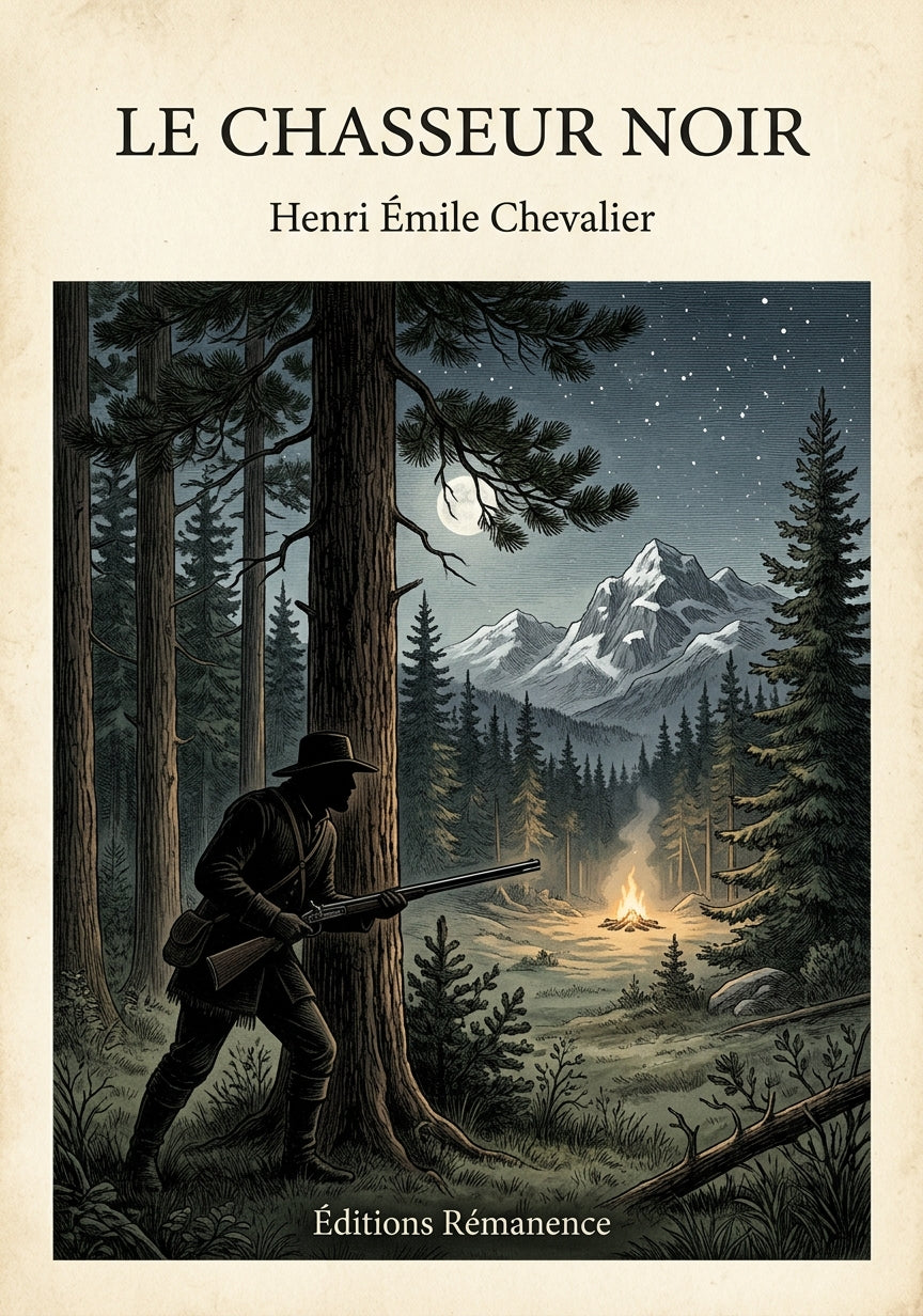 Le chasseur noir - Henri Émile Chevalier (Couverture)