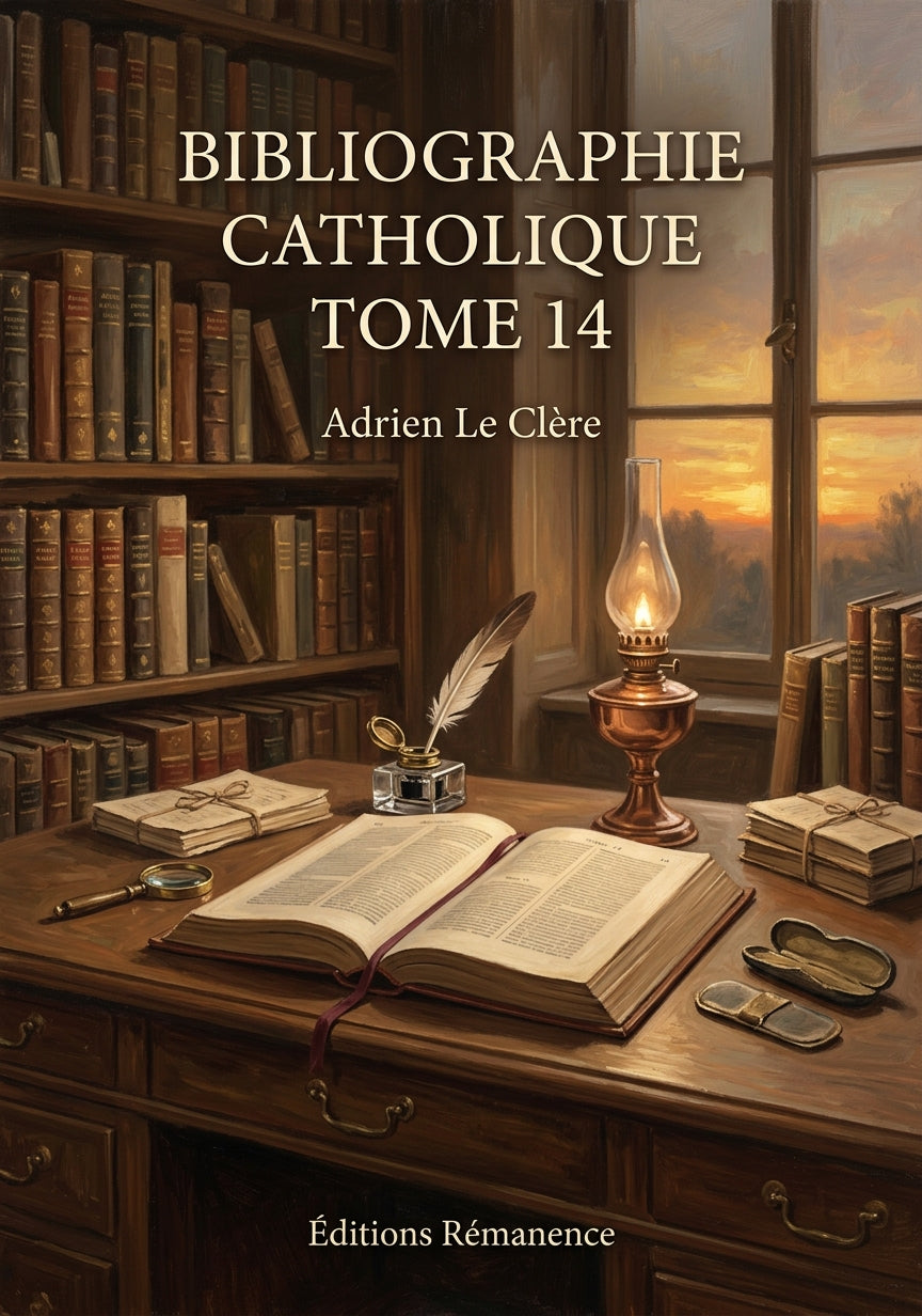 Bibliographie catholique Tome 14 - Adrien Le Clère (Couverture)