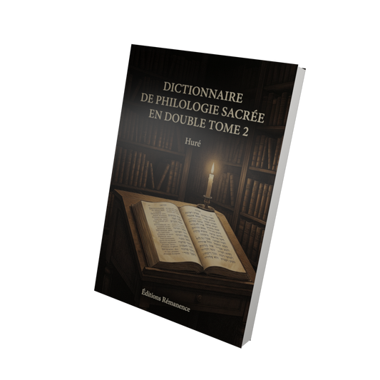 Dictionnaire de philologie sacrée en double Tome 2 - Huré (Vue 3D)