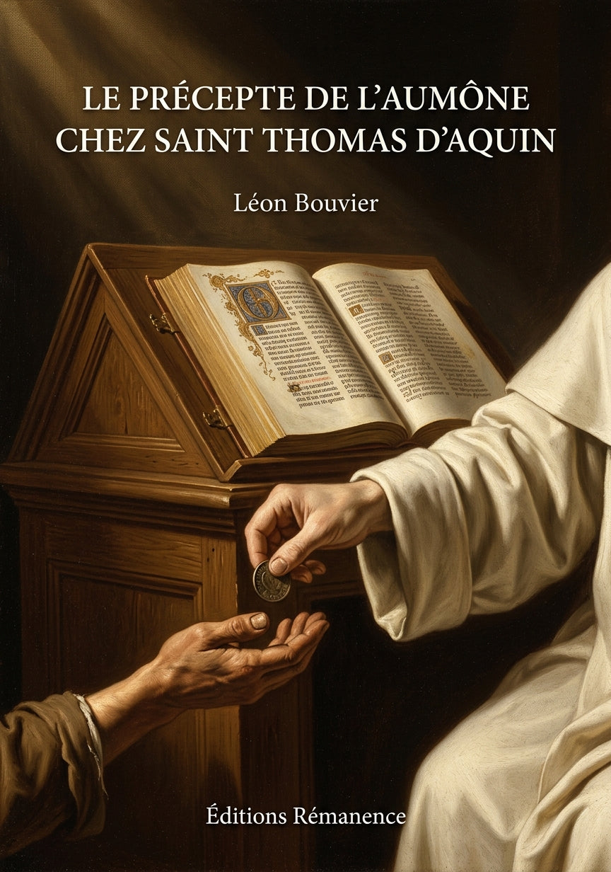 Le précepte de l'aumône chez Saint Thomas d'Aquin - Léon Bouvier (Couverture)