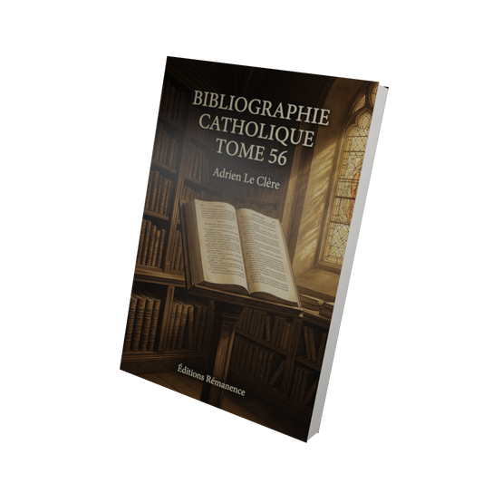 Bibliographie catholique Tome 56 - Adrien Le Clère (Vue 3D)