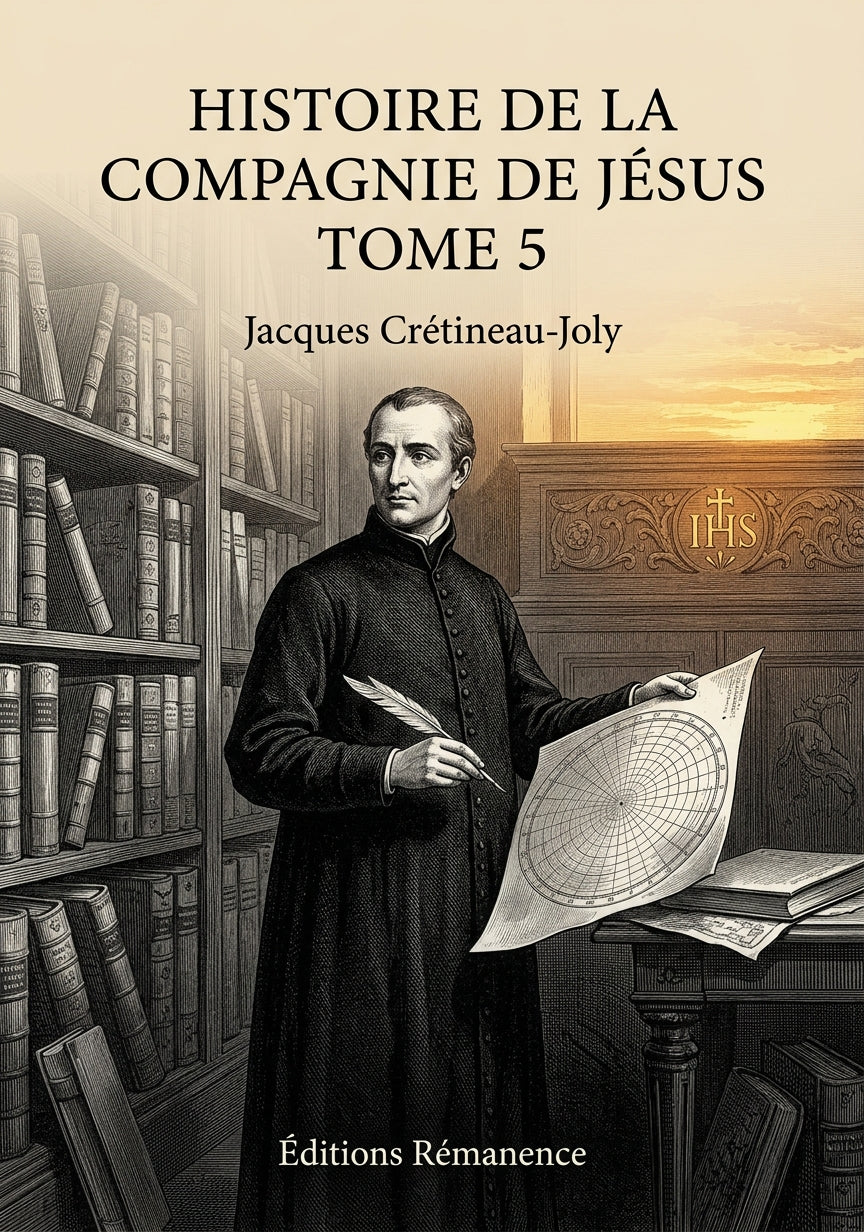 Histoire de la compagnie de Jésus Tome 5 - Jacques Crétineau-Joly (Couverture)