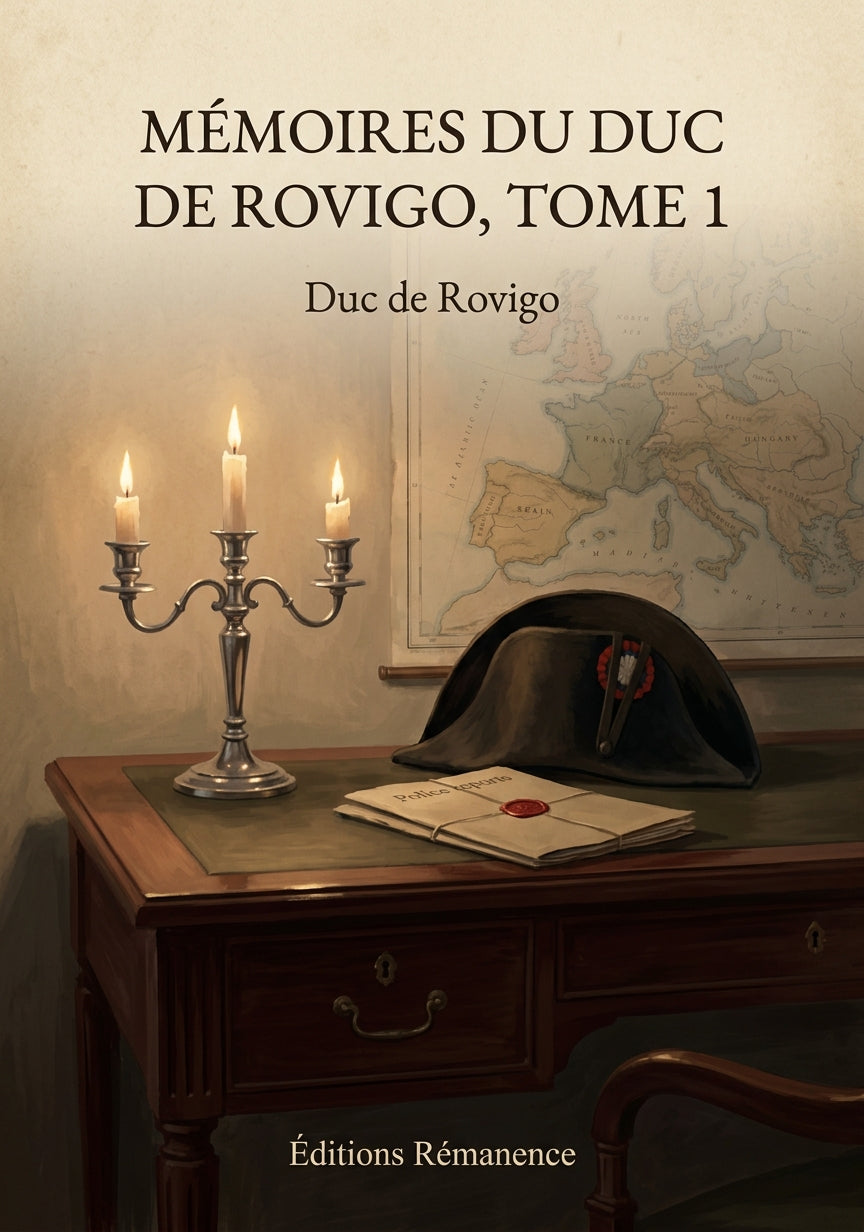 Mémoires du duc de Rovigo, Tome 1 - Duc de Rovigo (Couverture)
