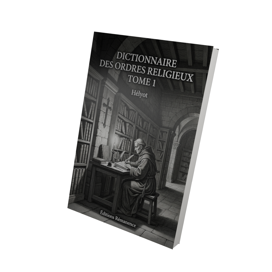Dictionnaire des ordres religieux Tome 1 - Hélyot (Vue 3D)