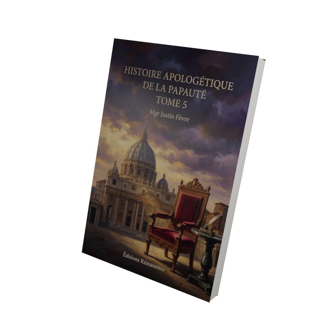 Histoire apologétique de la papauté Tome 5 - Mgr Justin Fèvre (Vue 3D)