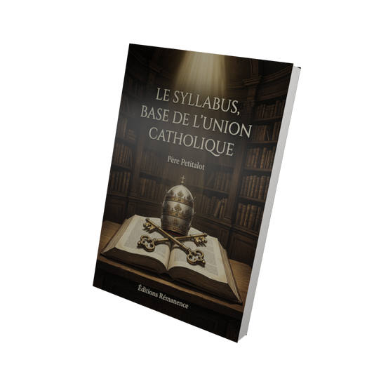 Le syllabus, base de l'Union catholique - Père Petitalot (Vue 3D)