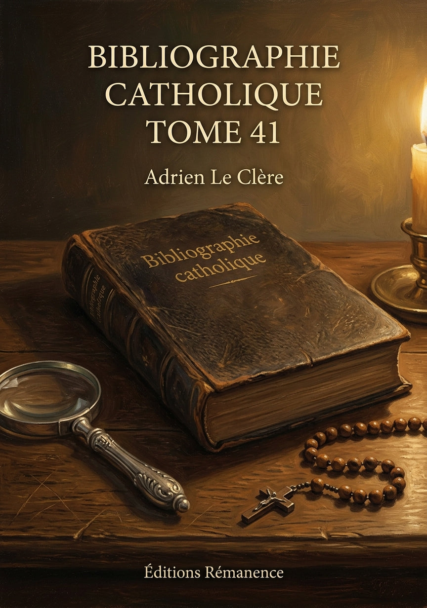 Bibliographie catholique Tome 41 - Adrien Le Clère (Couverture)