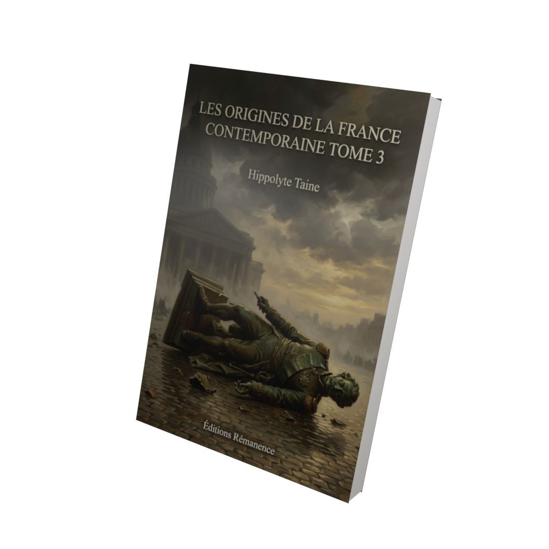 Les origines de la France contemporaine Tome 3 - Hippolyte Taine (Vue 3D)