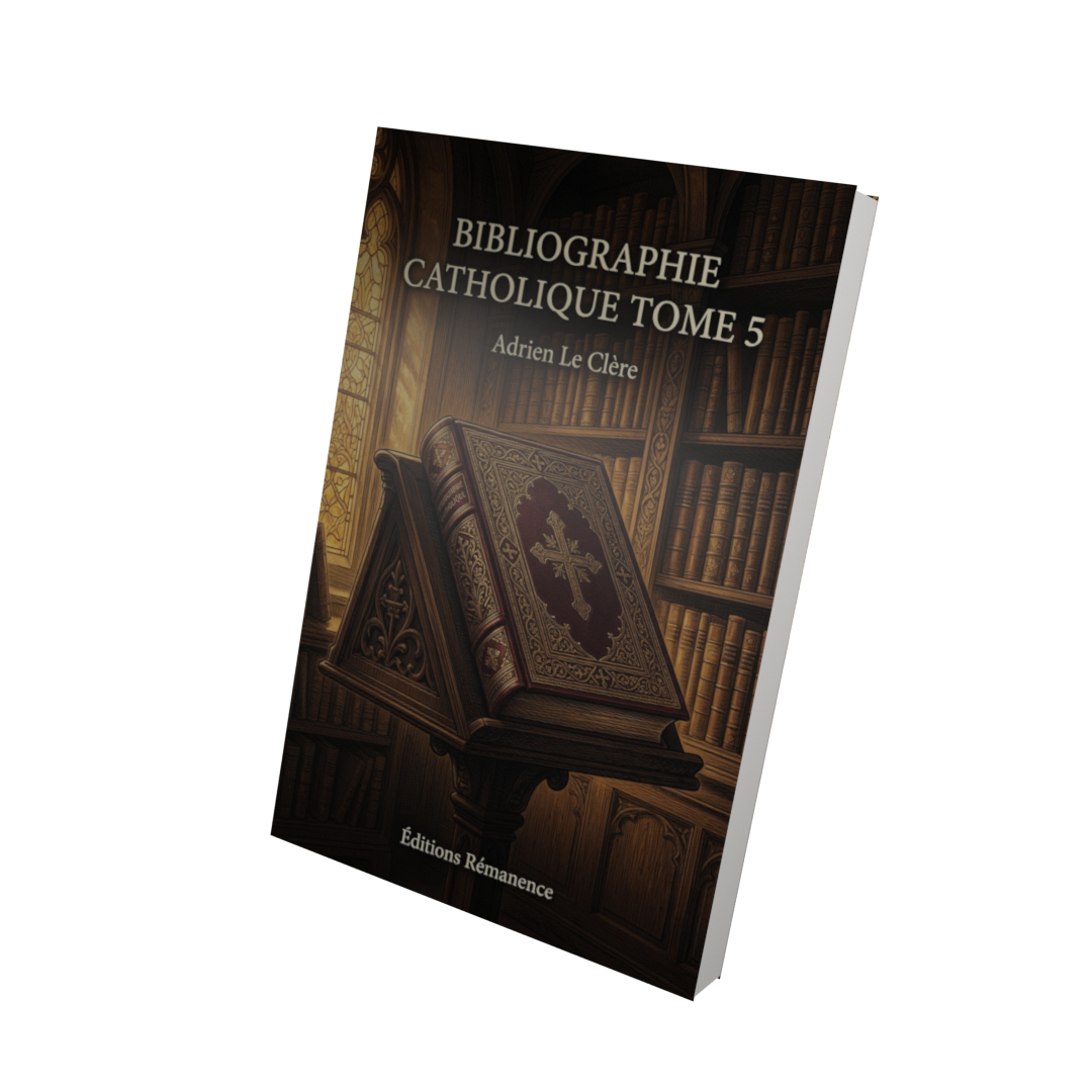 Bibliographie catholique Tome 5 - Adrien Le Clère (Vue 3D)