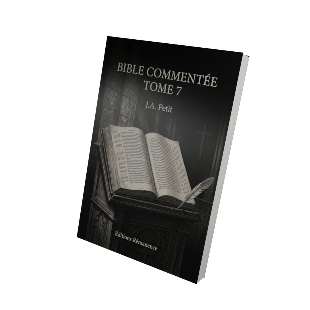 Bible commentée Tome 7 - J.A. Petit (Vue 3D)