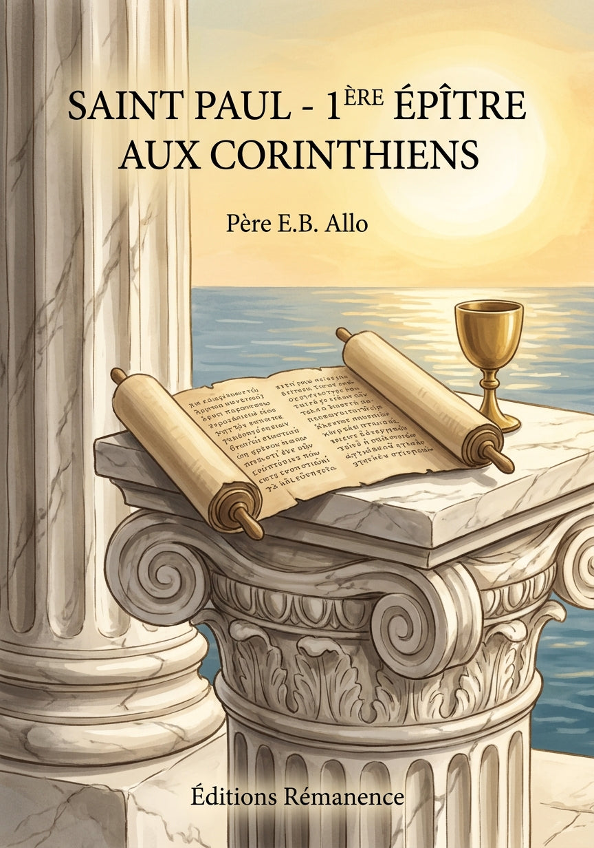 Saint Paul - 1ère épître aux Corinthiens - Père E.B. Allo (Couverture)
