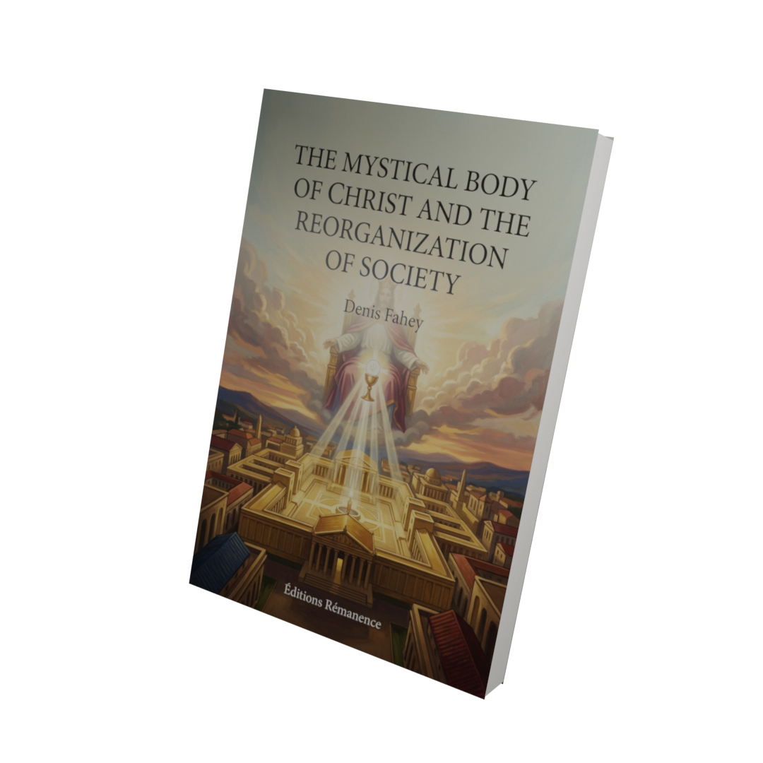 The mystical body of Christ and the reorganization of society - Denis Fahey (Vue 3D)